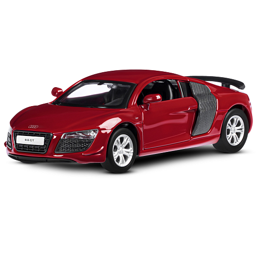 ТМ "Автопанорама" Машинка металлическая 1:43 Audi R8 GT, красный, откр. двери, инерция, в/к 16*7,5*5 см в Джамбо Тойз #13