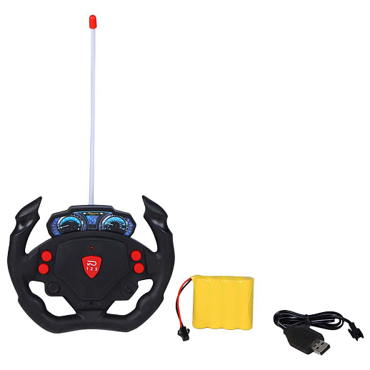 AUTODRIVE Р/У Машина гоночная, М1:14, 27MHz,5 каналов, двери откр. с пульта,пульт-руль, свет,цвет синий,с аккум., в/к 41*7*32см в Джамбо Тойз #10