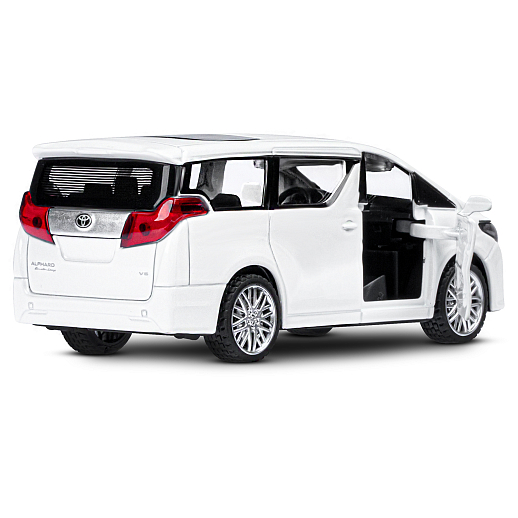 Игрушка для детей: Машинка металлическая 1:43 Toyota, цвет белый, инерция, артикул JB1251743 в Джамбо Тойз #4