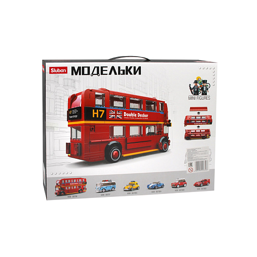 Конструктор "Лондонский автобус" 382 дет, в/к 42,5*33*6,7 см в Джамбо Тойз #2