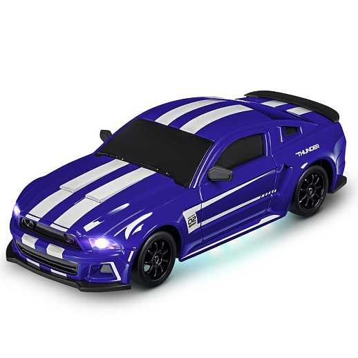 Р/у машинка для дрифта М1:24,2.4GHz,4WD,сменные шины 4шт., конусы 4шт.,свет,с аккум.,цвет синий,в/к 22,4х14,5х10,8см в Джамбо Тойз #7