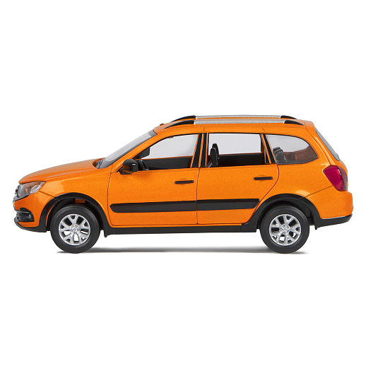 Машинка металлическая Автопанорама, инерционная, коллекционная модель LADA GRANTA CROSS, масштаб 1:24, свет, звук, открываются 4 двери, капот, багажник, оранжевый перламутр, в/к 24,5*12,5*10,5 см в Джамбо Тойз #13