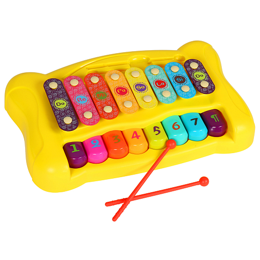 Музыкальная игрушка "Ксилофон", цв.желтый, в/к  34*21*6см в Джамбо Тойз #3