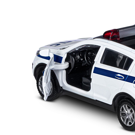 ТМ "Автопанорама" Машинка металлическая 1:39 KIA SPORTAGE R, Полиция, откр. двери, инерция, в/к 16*7,5*5 см в Джамбо Тойз #9