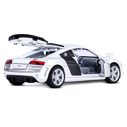 ТМ "Автопанорама" Машинка металл.,1:32 Audi R8 GT, белый, инерция, свет, звук, откр. двери, в/к 17,5*13,5*9 см в Джамбо Тойз #15
