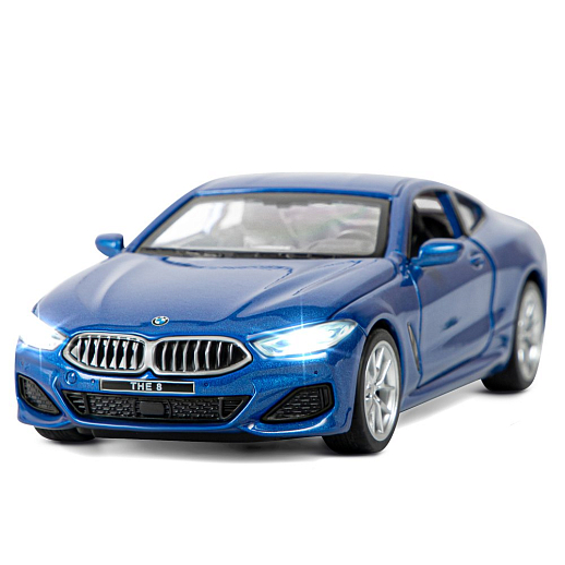 ТМ "Автопанорама" Машинка металл. 1:35 BMW M850i Coupe, синий, откр. двери, свет, звук, инерция в/к 18*9*13,5 см в Джамбо Тойз #4