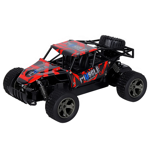 AUTODRIVE Р/у скоростной багги, М1:18, до 15км/ч, 2,4GHz,  аккум.в компл., цвет красный, в/к 31*19,2*14,3см в Джамбо Тойз #3