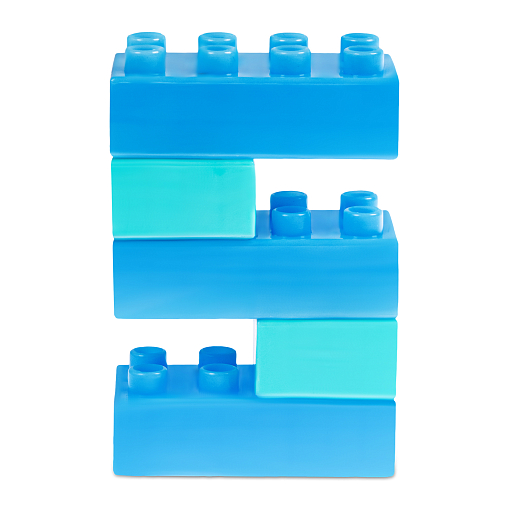 ТМ "Компания Друзей" Набор конструктора, средние детали, 317 деталей, в контейнере 13х12,5х13 см в Джамбо Тойз #35