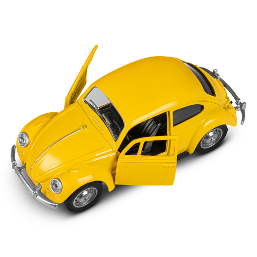 Игрушка для детей: Машинка металлическая 1:36 Volkswagen, цвет желтая, инерция, артикул JB1251751 в Джамбо Тойз #10