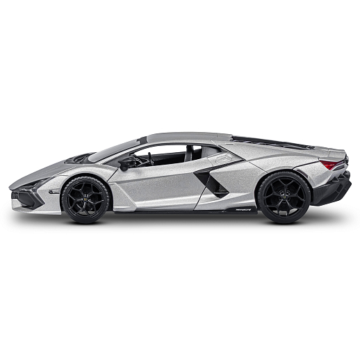 Игрушка для детей: Машинка металлическая, 1:24 Lamborghini, цвет серый, свет, звук, свободный ход колес, артикул JB1251763 в Джамбо Тойз #6