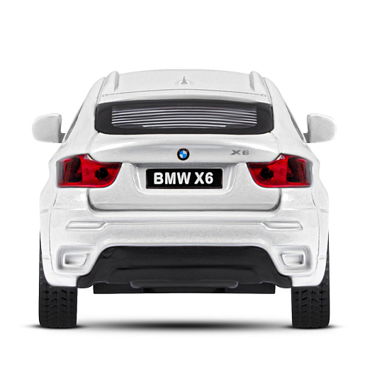 ТМ "Автопанорама" Машинка металлическая 1:43 BMW X6, белый, откр. двери, инерция, в/к 17,5*12,5*6,5 см в Джамбо Тойз #11