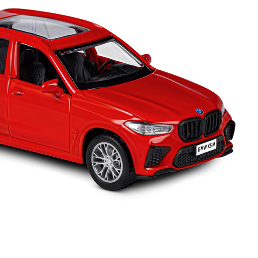 ТМ "Автопанорама" Машинка металлическая 1:43 BMW X5M, красный, инерция, откр. двери, в/к 17,5*12,5*6,5 см в Джамбо Тойз #15