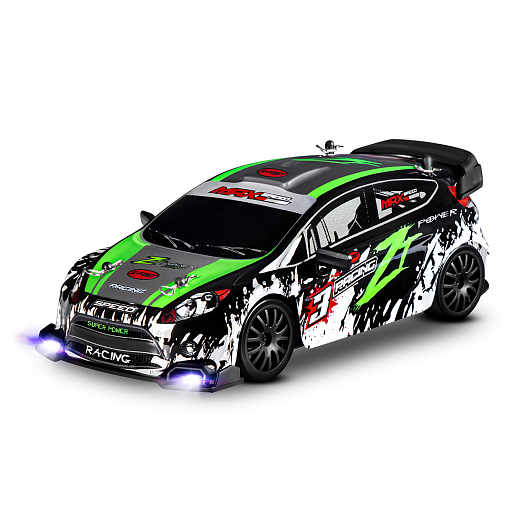 Р/У Машина для дрифта,1:24,2.4GHz,4WD,свет,с аккум, цвет зел./черн./красн., в/к 28*8*22,5см в Джамбо Тойз #9