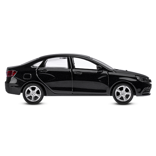 ТМ "Автопанорама" Машинка металлическая 1:43, LADA VESTA черная, откр. 2 двери., инерция в Джамбо Тойз #7
