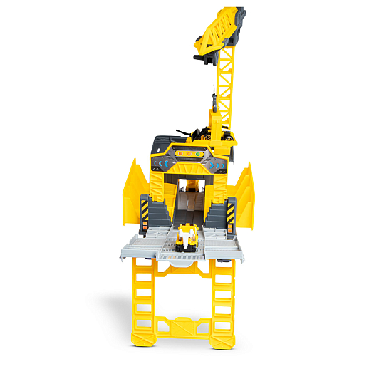 Карьерный самосвал с набором транспорта, раскладывается в стройплощадку, в комплекте: 5 машинок, 1 экскаватор, 1 вертолет, в/к 46,3*16*30,5 см в Джамбо Тойз #6