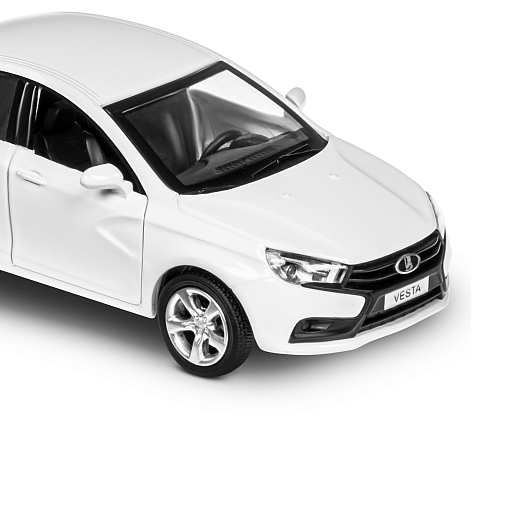 ТМ "Автопанорама" Машинка металлическая 1:43, LADA VESTA белая, откр. 2 двери., инерция в Джамбо Тойз #15