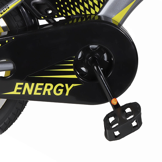 Детский велосипед Automobili Lamborghini Energy , рама сталь , диск 16 алюминий , втулки сталь, крылья пластик, страх.колеса, цвет Серый в Джамбо Тойз #5