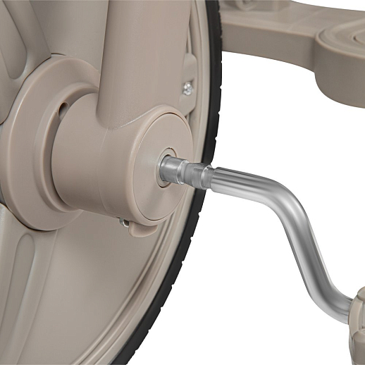 Трехколесные велосипед CITYRIDE, металл,  колеса PVC 12"/10", попрот. наколон. Сиденье с крышей,  род ручка, наклон руль, функц. фара, тормоз, корзинка в Джамбо Тойз #20