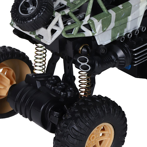 AUTODRIVE 1:18 Р/У Краулер, 4 канала, свет, цвет хаки, в/к 29*14,7*17,5см в Джамбо Тойз #7