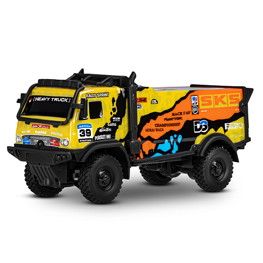 Р/у Грузовик, 4 канала, 3D подсветка корпуса, цвет желтый/оранжевый, в/к 30*15*14см в Джамбо Тойз #7