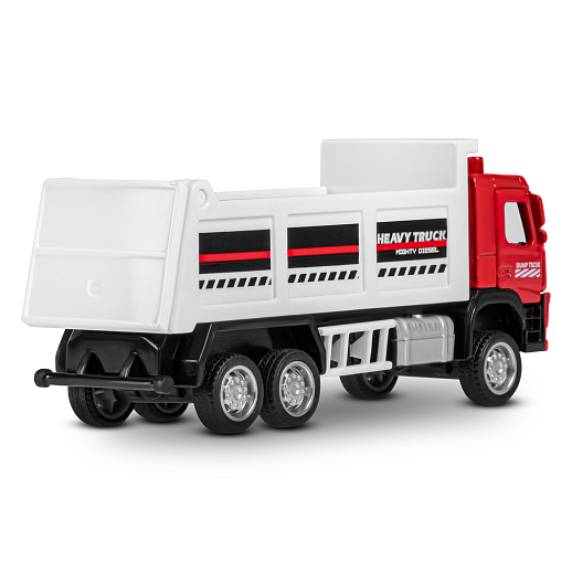 ТМ "Автопанорама" Машинка металлическая 1:72 VOLVO FM грузовик, красный, откр. двери, инерция, в/к 17,5*13*6,5 см в Джамбо Тойз #8