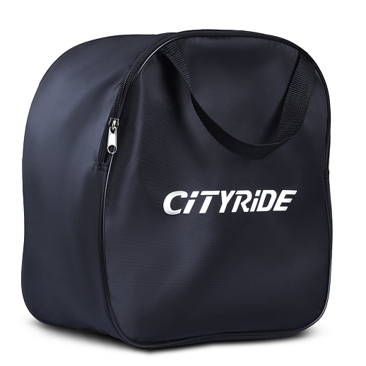 Набор CITYRIDE роликовые коньки-квады, шлем, защита, пластиковый мысок, колёса PU 80 и 40 мм, подшипники ABEC 5 углеродистая сталь, шлем белый пенополистирол, защита текстиль с пластиковыми накладками, 5 конусов в комплекте, вес до 40 кг, чёрный-зелёный, в н-сумке в Джамбо Тойз #14