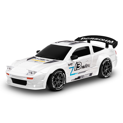 Р/у машинка для дрифта М1:24,2.4GHz,4WD,сменные шины 4шт., конусы 8шт.,свет,с аккум.,цвет белый,в/к 22,5*22,5*7,5см в Джамбо Тойз #2