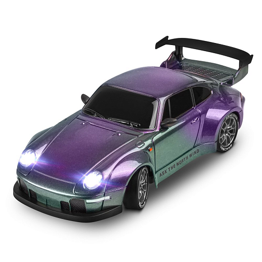 Р/у машинка для дрифта М1:24,2.4GHz,4WD,сменные шины 4шт., конусы 8шт.,свет,с аккум.,цвет хамелеон,в/к 24,5*11,5*19см в Джамбо Тойз #12