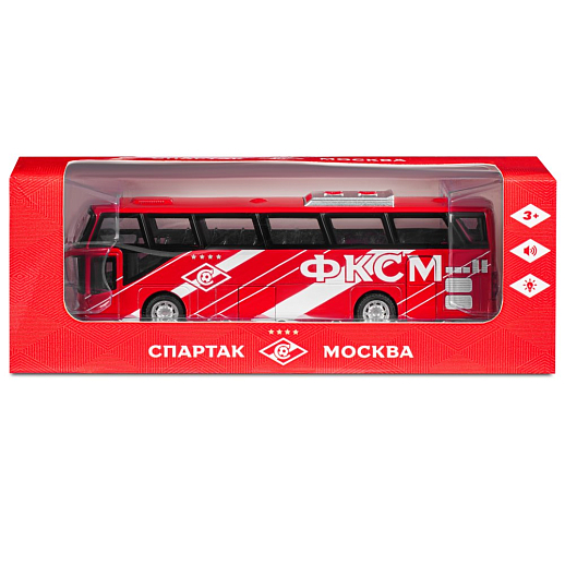 Металлический автобус ФК Спартак, 25*9*7 см, в/к в Джамбо Тойз #12