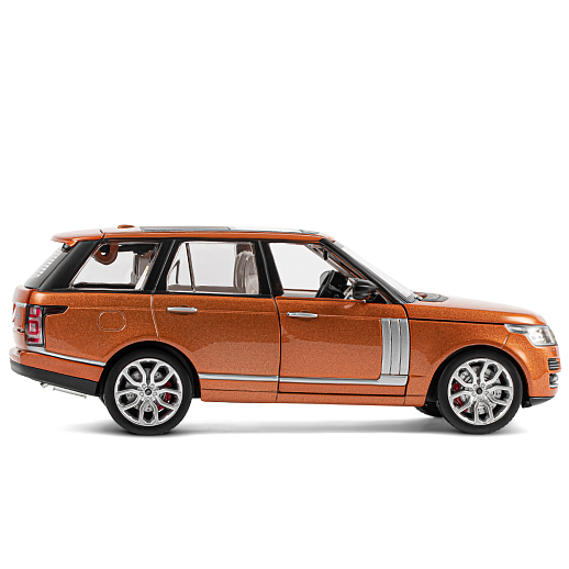 ТМ "Автопанорама" Машинка металлическая 1:26 Range Rover, оранжевый перламутр, откр. двери, капот и багажник, свет, звук, свободный ход колес, в/к 24,5*12,5*10,5 см в Джамбо Тойз #7