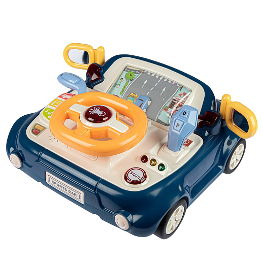 ТМ "Smart Baby" Руль, свет, Шаинский, русская озвучка, цвет синий, в/к 29,7х13х27,5 см в Джамбо Тойз #3