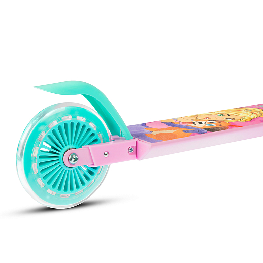 2хкол. самокат CITYRIDE Мила 120MM, 100% сталь, мягкие грипсы 95мм, розовый-мятный в Джамбо Тойз #9