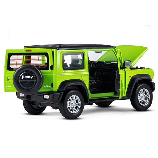 ТМ "Автопанорама" Машинка металлическая, 1:18, Suzuki Jimny, зеленый, открываются двери, капот и багажник, свободный ход колес, световые и звуковые эффекты, в/к 24,5х12,5х10,5 см в Джамбо Тойз #16