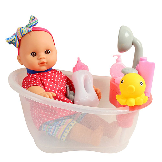 Набор "Кукла пупс с ванночкой и аксс.", в/к 41х23х24 см в Джамбо Тойз #4