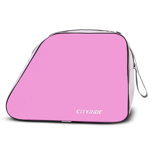 Набор роликов-квадов CITYRIDE, шлем, комплект защиты, сумка, колёса PU, пластиковый мысок, подшипники ABEC7, белый розовый, в/к 5сл гофорокартон в Джамбо Тойз #20