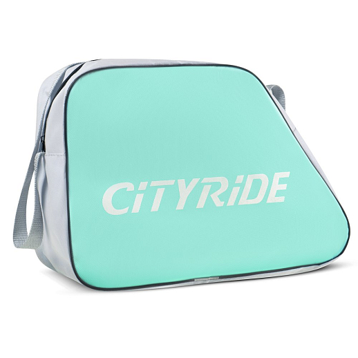 Набор роликов-квадов CITYRIDE, шлем, комплект защиты, сумка, колёса PU, пластиковый мысок, подшипники ABEC7, зелёный-розовый, в/к 5сл гофорокартон в Джамбо Тойз #15