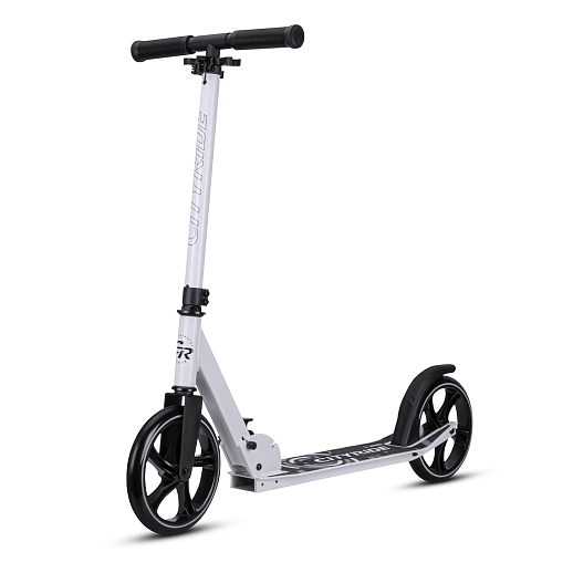Двухколесный самокат CITYRIDE 200MM PU; алюминий/сталь порошковое покрытие. Дека 53*11СМ, руль  82-92СМ. Складной.  Без амортизатора. Подшипники Abec-9, Грипсы резина 120мм. в Джамбо Тойз