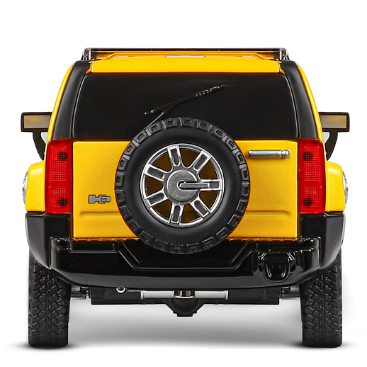 ТМ "Автопанорама" Машинка металлическая, 1:24, Hummer H3, желтый, откр. передние и задняя дверь, капот, свет, свободный ход колес, звук, в/к 24,5х12,5х10,5 см в Джамбо Тойз #11