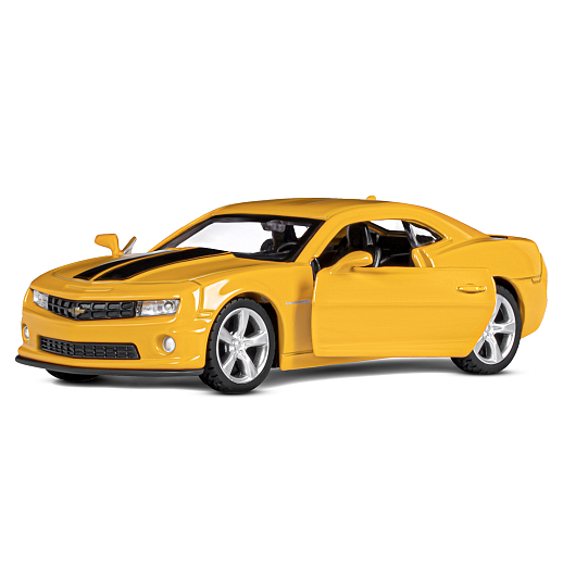 ТМ "Автопанорама" Машинка металлическая  1:43 Chevrolet Camaro SS, желтый, откр. двери, инерция, в/к 17,5*12,5*6,5 см в Джамбо Тойз #5