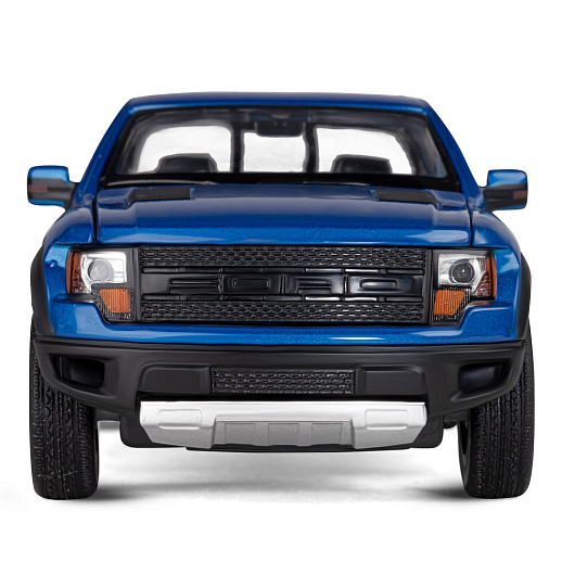 ТМ "Автопанорама" Машинка металлическая 1:34 Ford F-150 SVT Raptor,синий, свет, звук, откр. двери, капот и задняя дверка, инерция, в/к 20*10*11 см в Джамбо Тойз #9
