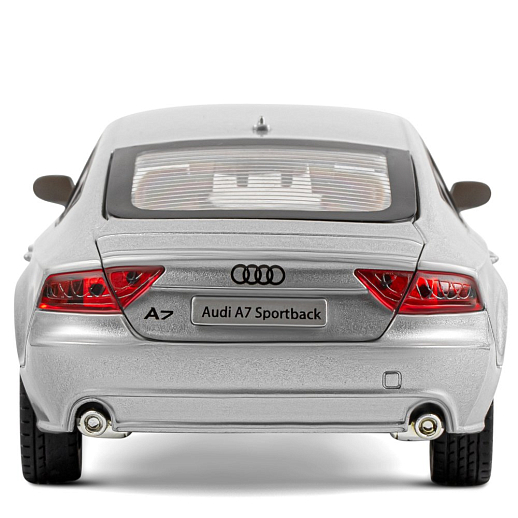 ТМ "Автопанорама" Машинка металлическая 1:24 Audi A7, серебряный, откр. двери, капот и багажник, свет, звук, свободный ход колес, в/к 24,5*12,5*10,5 см в Джамбо Тойз #11