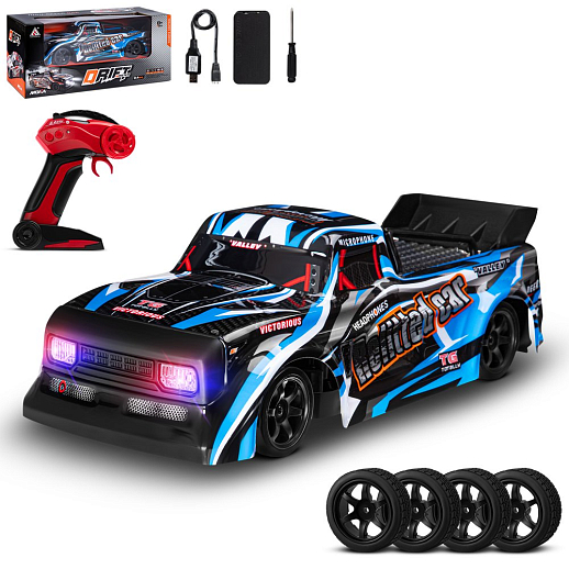 Р/У Машина для дрифта,1:14,2.4GHz,4WD,свет,с аккум, цвет черный/синий/бел.,в/к 35*15*16см в Джамбо Тойз