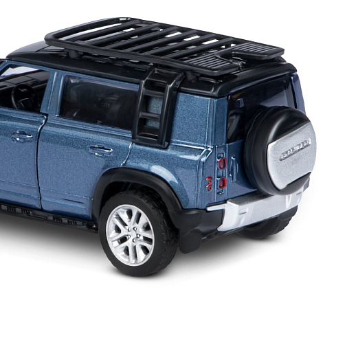 ТМ "Автопанорама" Машинка металл. 1:43 2020 Land Rover Defender 110, синий, инерция, откр. двери, в/к 17,5*12,5*6,5 см  в Джамбо Тойз #16