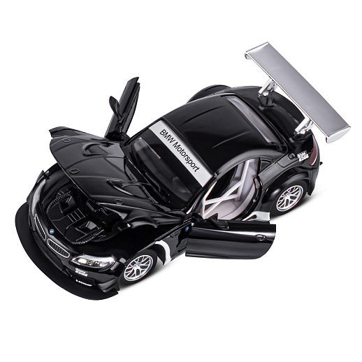 ТМ "Автопанорама" Машинка металлическая 1:24 BMW Z4 GT3, черный, свободный ход колес, откр. двери, капот, свет, звук, свободный ход колес, в/к 24,5*12,5*10,5 см в Джамбо Тойз #13