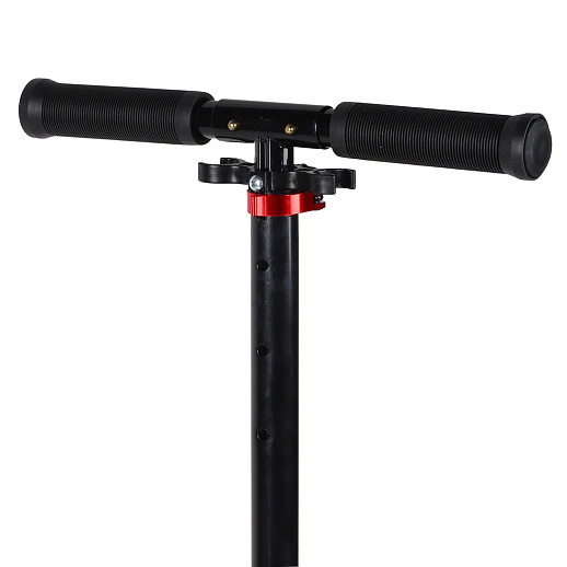 Двухколесный самокат CITYRIDE 200, ал. 50/50%, t-bar сталь, грипсы 135мм TPR, колеса PU 200/200, 86A, подножка, abec 9, цвет Красный в Джамбо Тойз #8