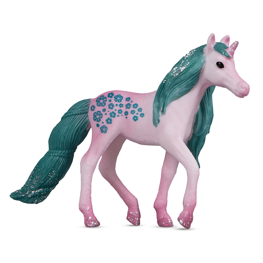 ТМ "DARWIN, Коллекционная фигурка  "Единорог розовый с бирюзовой гривой", в/п 10,5*2,3*7,7 см в Джамбо Тойз
