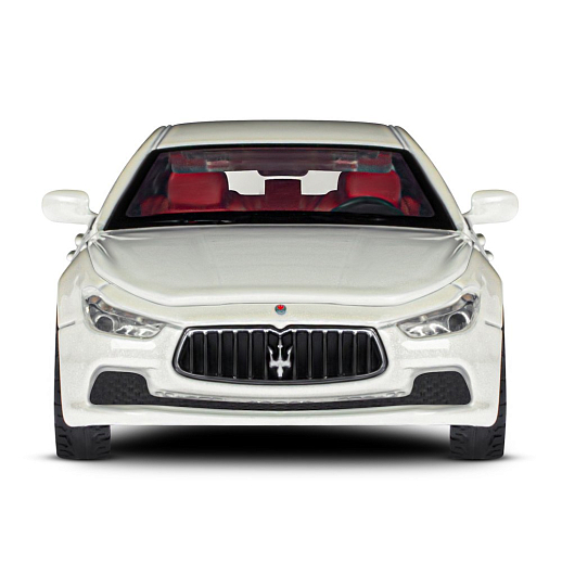 ТМ "Автопанорама" Машинка металл.1:32 Maserati Ghilbi, белый, откр. двери, капот и капот, свет, звук, инерция в/к 18*9*13,5 см в Джамбо Тойз #11