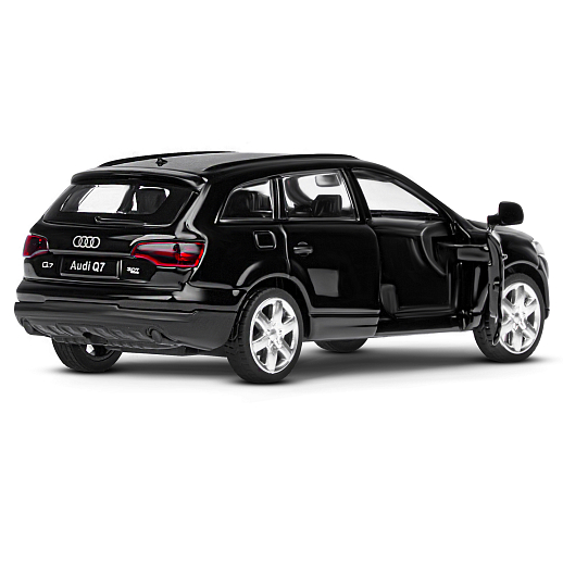 ТМ "Автопанорама" Машинка металлическая 1:43 Audi Q7, черный, откр. двери, инерция, в/к 16*7,5*5 см в Джамбо Тойз #4