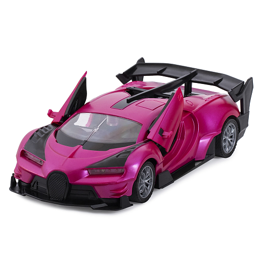 AUTODRIVE 1:24 Р/У машинка,5 каналов,двери откр. с пульта, свет, цвет розовый,в/к 28х6,5х12см в Джамбо Тойз #9