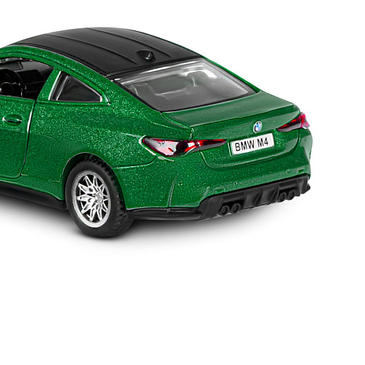 ТМ "Автопанорама" Машинка металлическая 1:42 BMW M4 (G82), зеленый, инерция, откр. двери, в/к 17,5*12,5*6,5 см в Джамбо Тойз #14